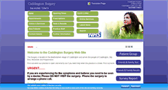 Desktop Screenshot of caddingtonsurgery.co.uk